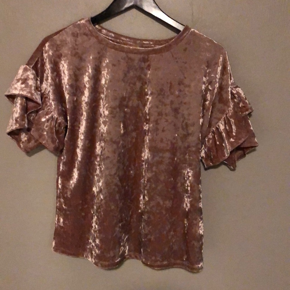 New velvet blouse
